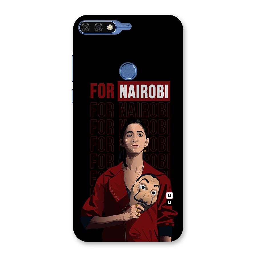 For Nairobi Money Heist Back Case for Honor 7C