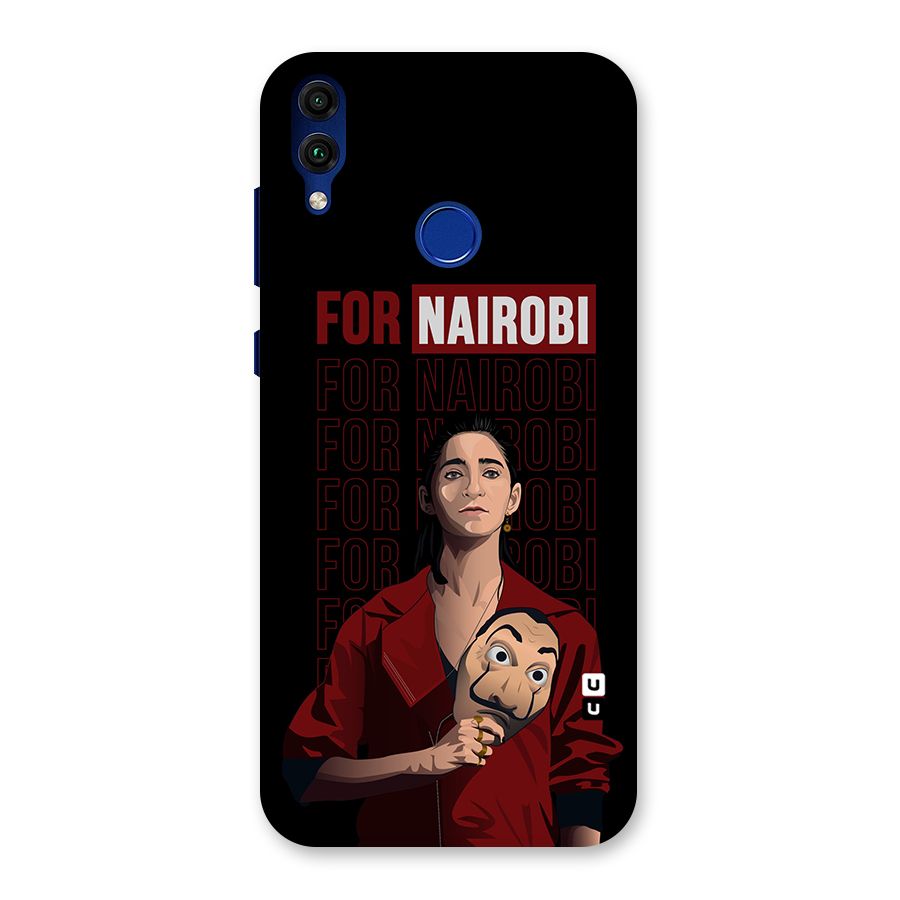 For Nairobi Money Heist Back Case for Honor 8C