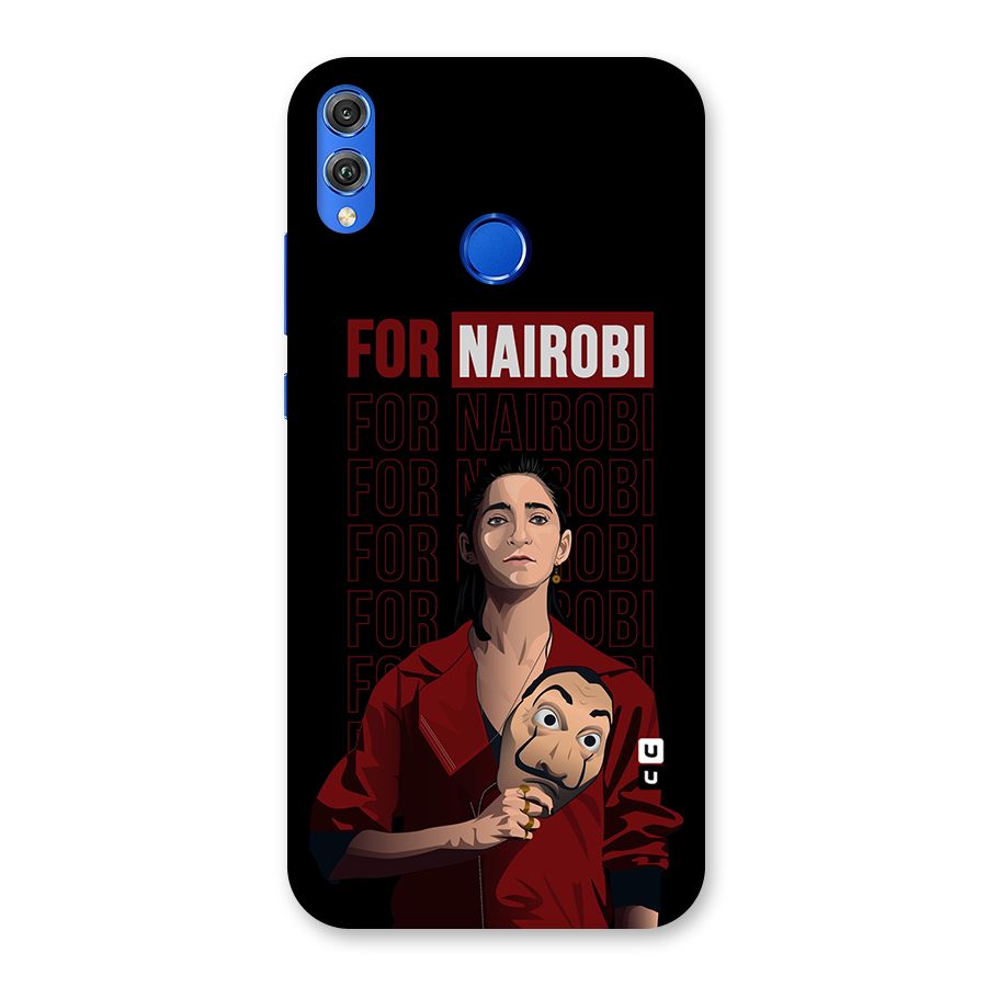 For Nairobi Money Heist Back Case for Honor 8X