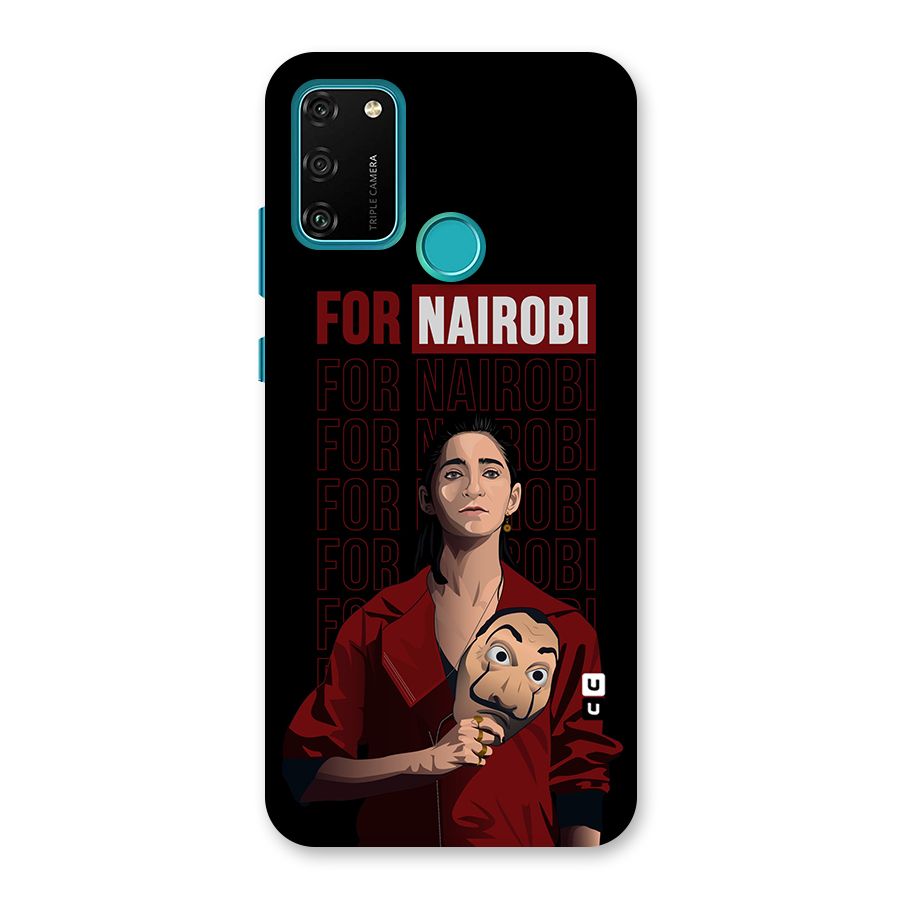 For Nairobi Money Heist Back Case for Honor 9A