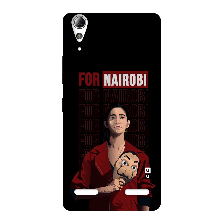 For Nairobi Money Heist Back Case for Lenovo A6000 Plus