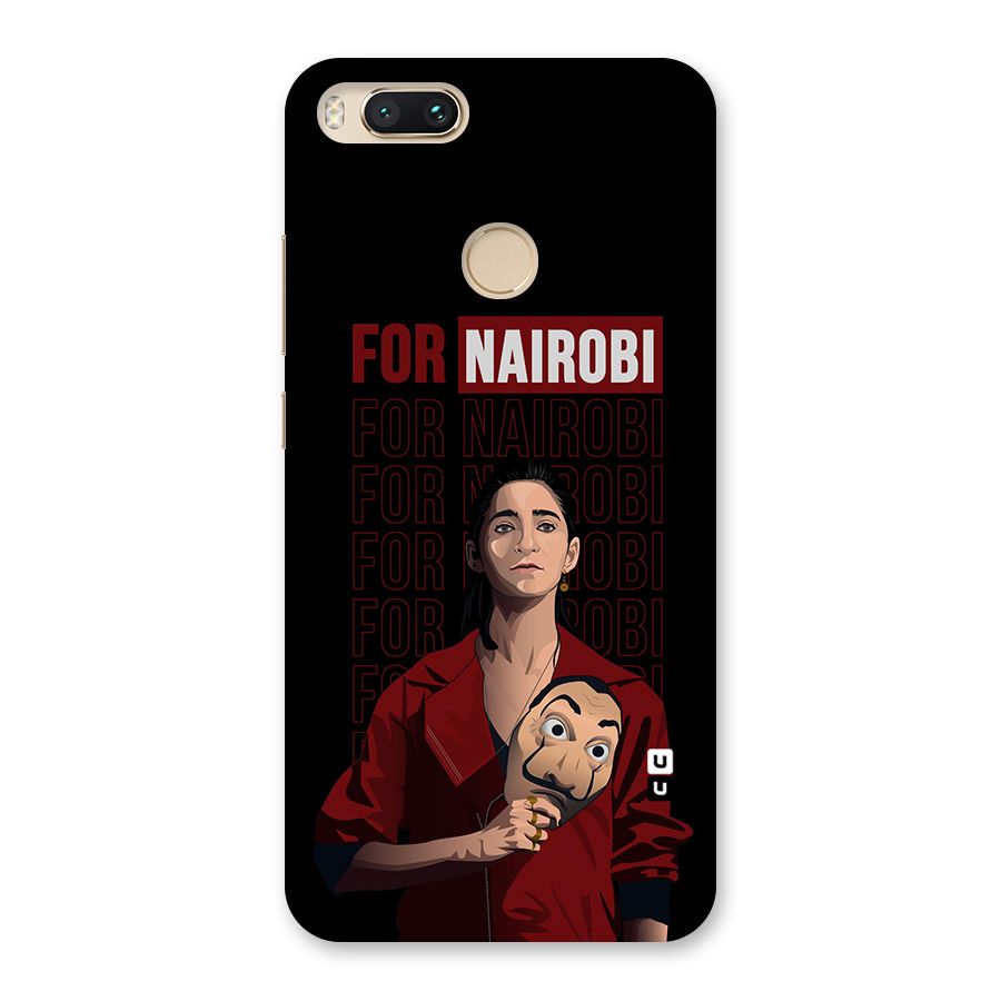 For Nairobi Money Heist Back Case for Mi A1