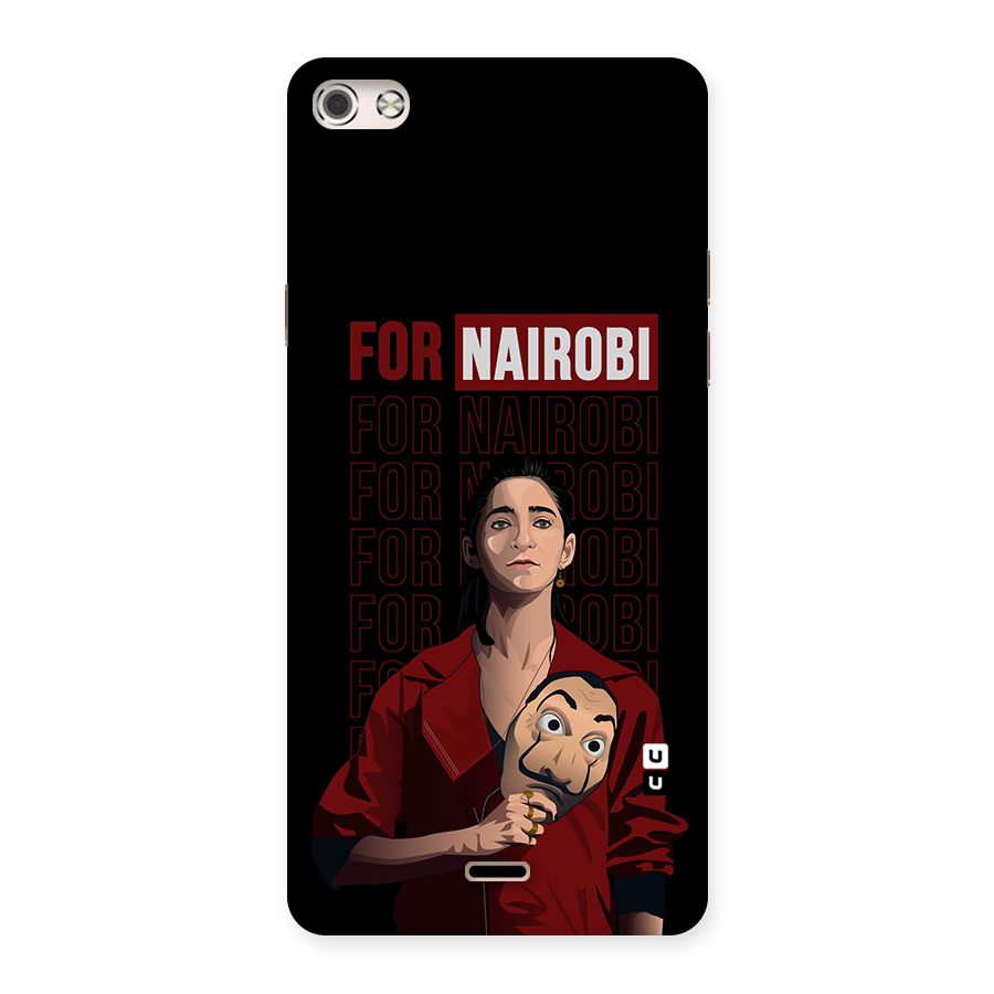For Nairobi Money Heist Back Case for Micromax Canvas Silver 5