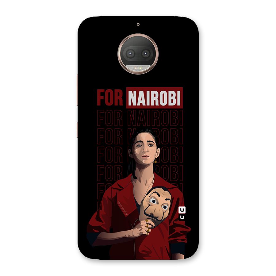 For Nairobi Money Heist Back Case for Moto G5s Plus