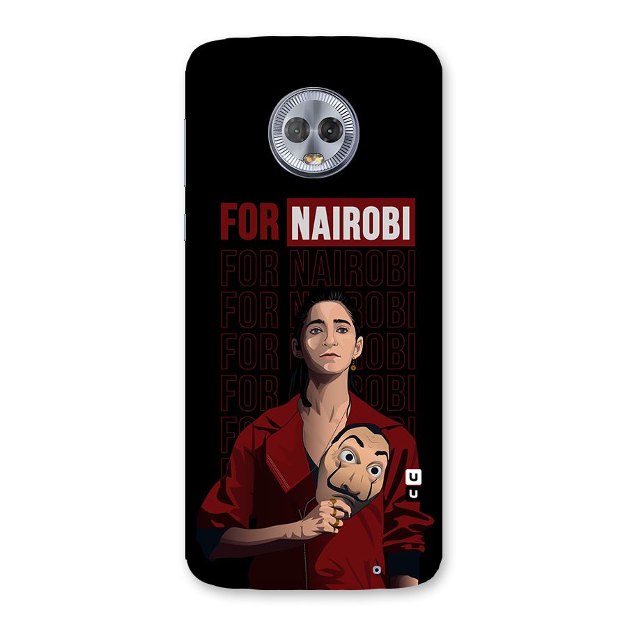 For Nairobi Money Heist Back Case for Moto G6 Plus