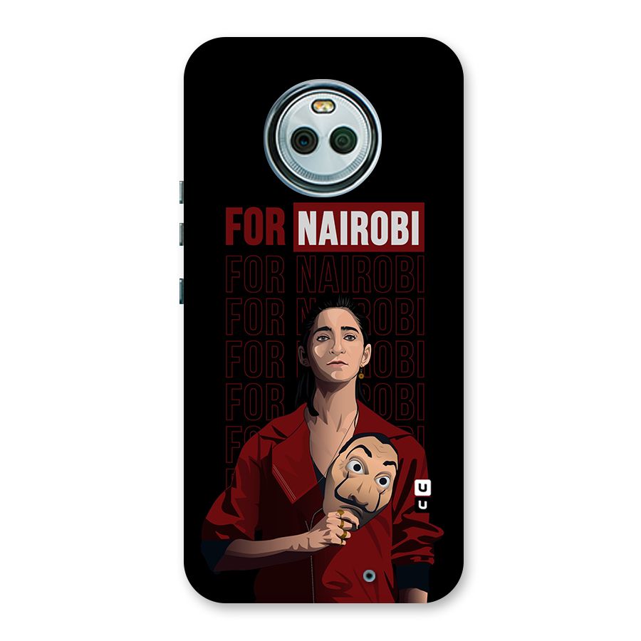 For Nairobi Money Heist Back Case for Moto X4