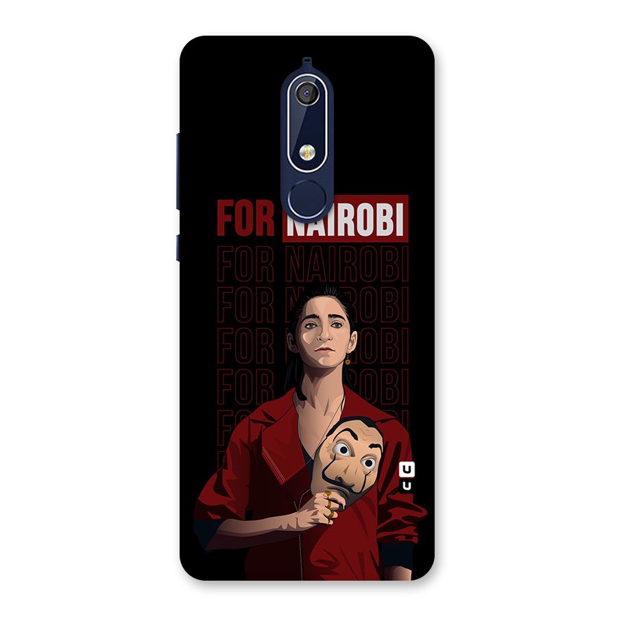 For Nairobi Money Heist Back Case for Nokia 5.1