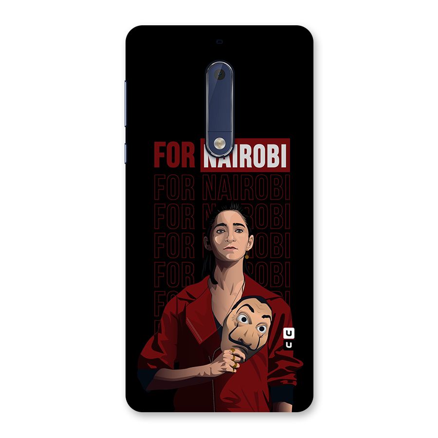 For Nairobi Money Heist Back Case for Nokia 5