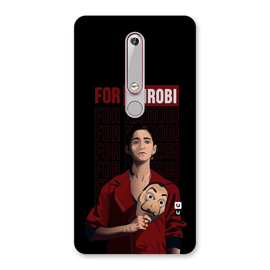 For Nairobi Money Heist Back Case for Nokia 6.1