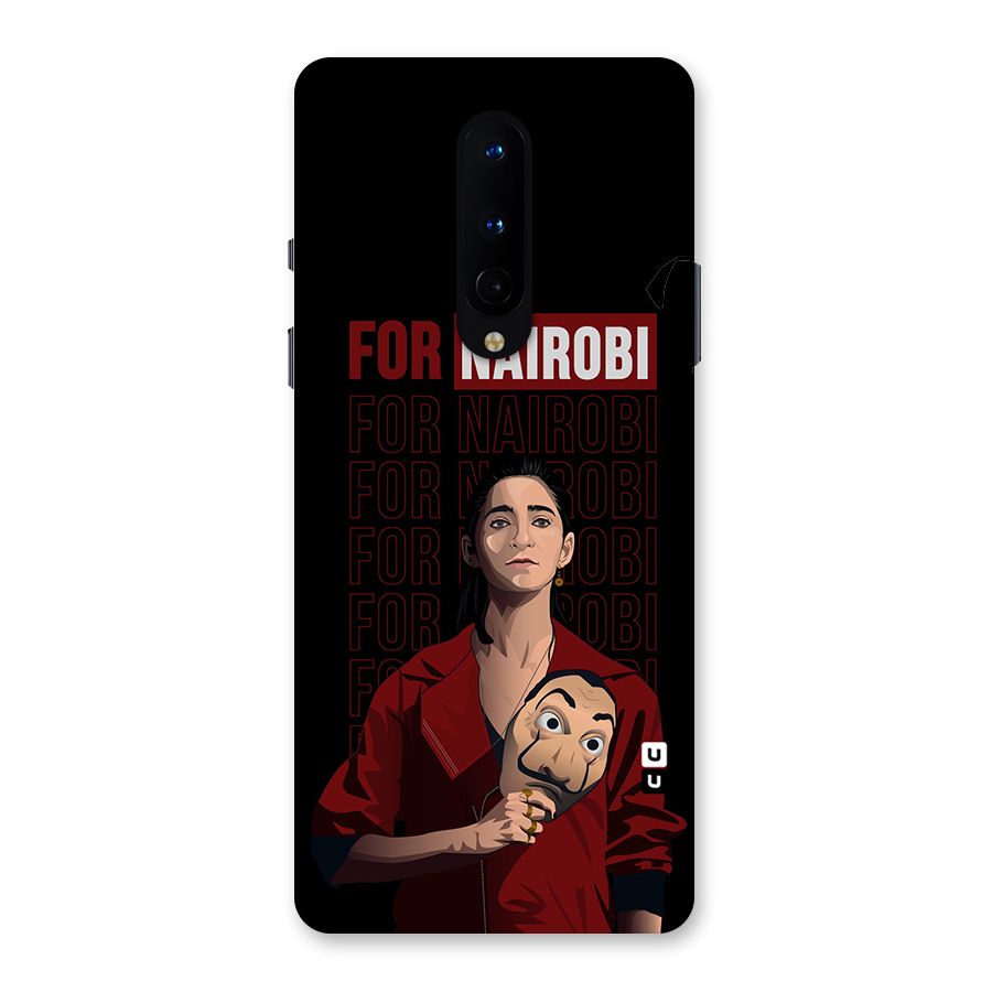 For Nairobi Money Heist Back Case for OnePlus 8