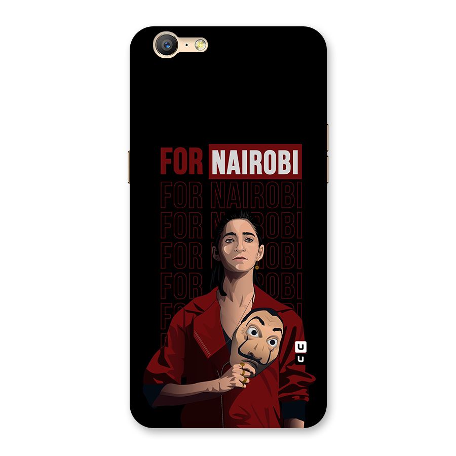 For Nairobi Money Heist Back Case for Oppo A57