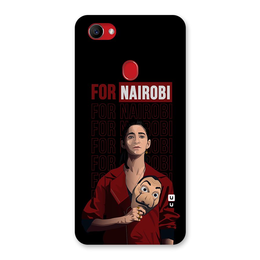 For Nairobi Money Heist Back Case for Oppo F7