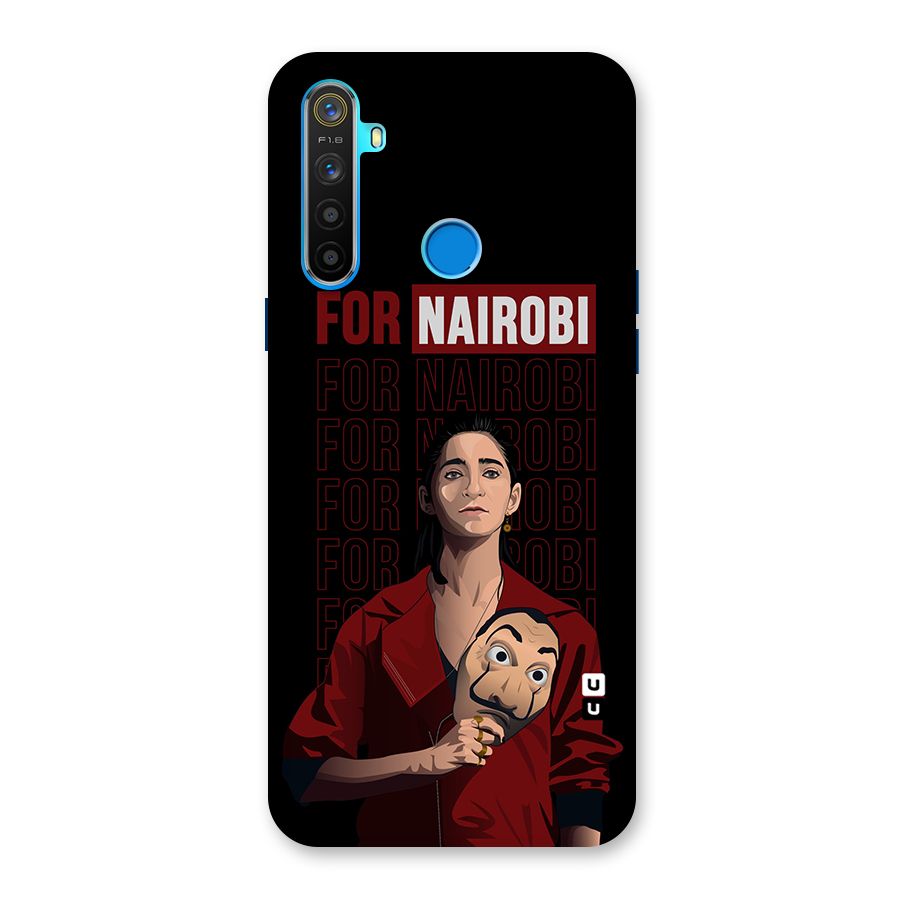 For Nairobi Money Heist Back Case for Realme 5
