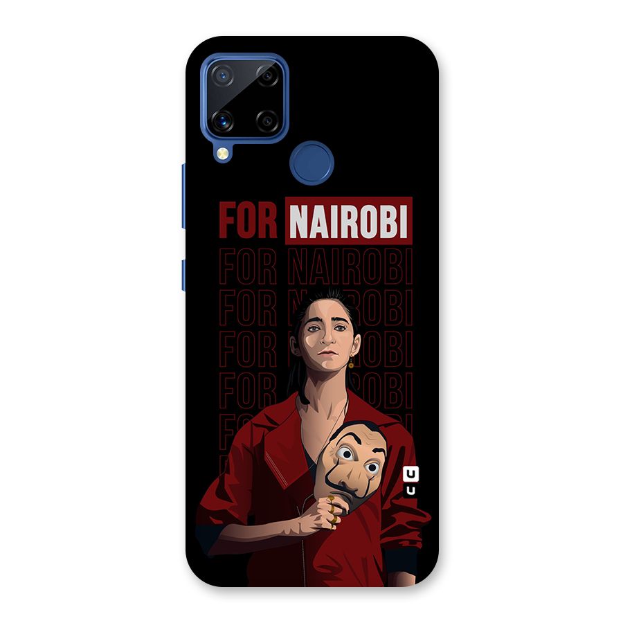 For Nairobi Money Heist Back Case for Realme C15