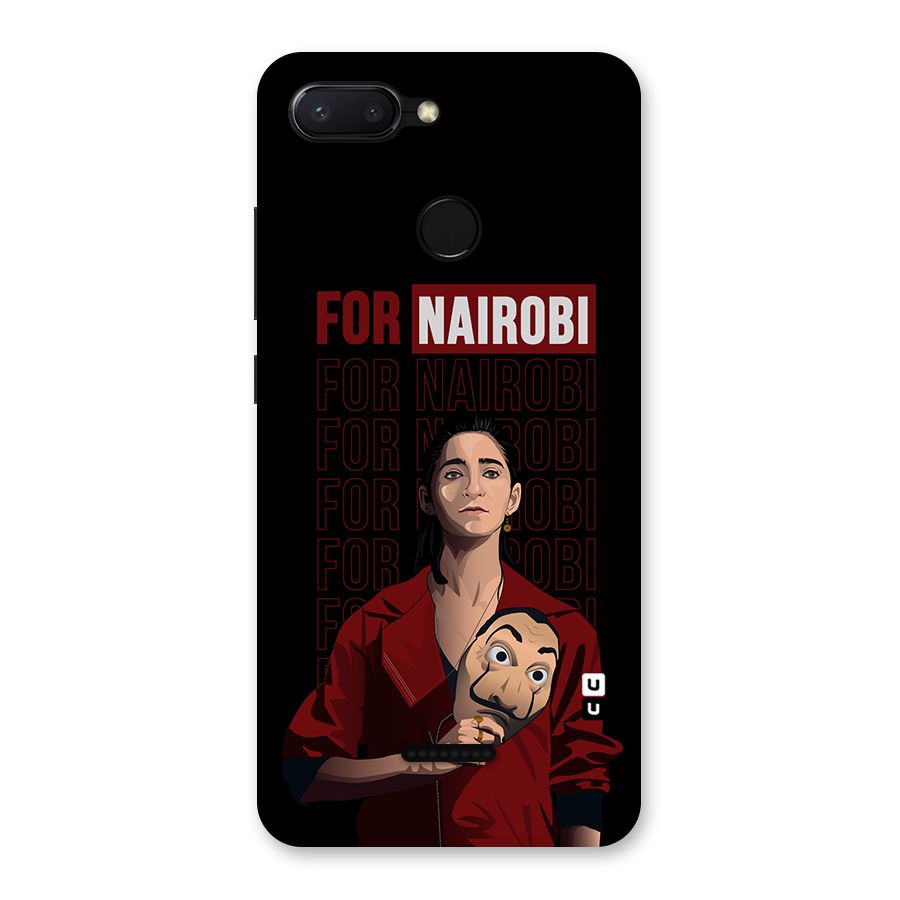For Nairobi Money Heist Back Case for Redmi 6