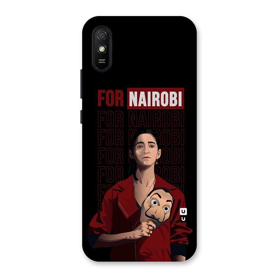 For Nairobi Money Heist Back Case for Redmi 9A