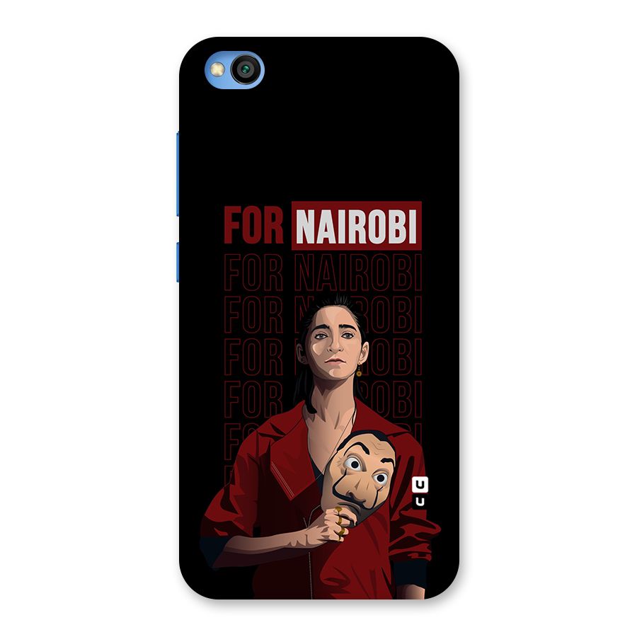 For Nairobi Money Heist Back Case for Redmi Go