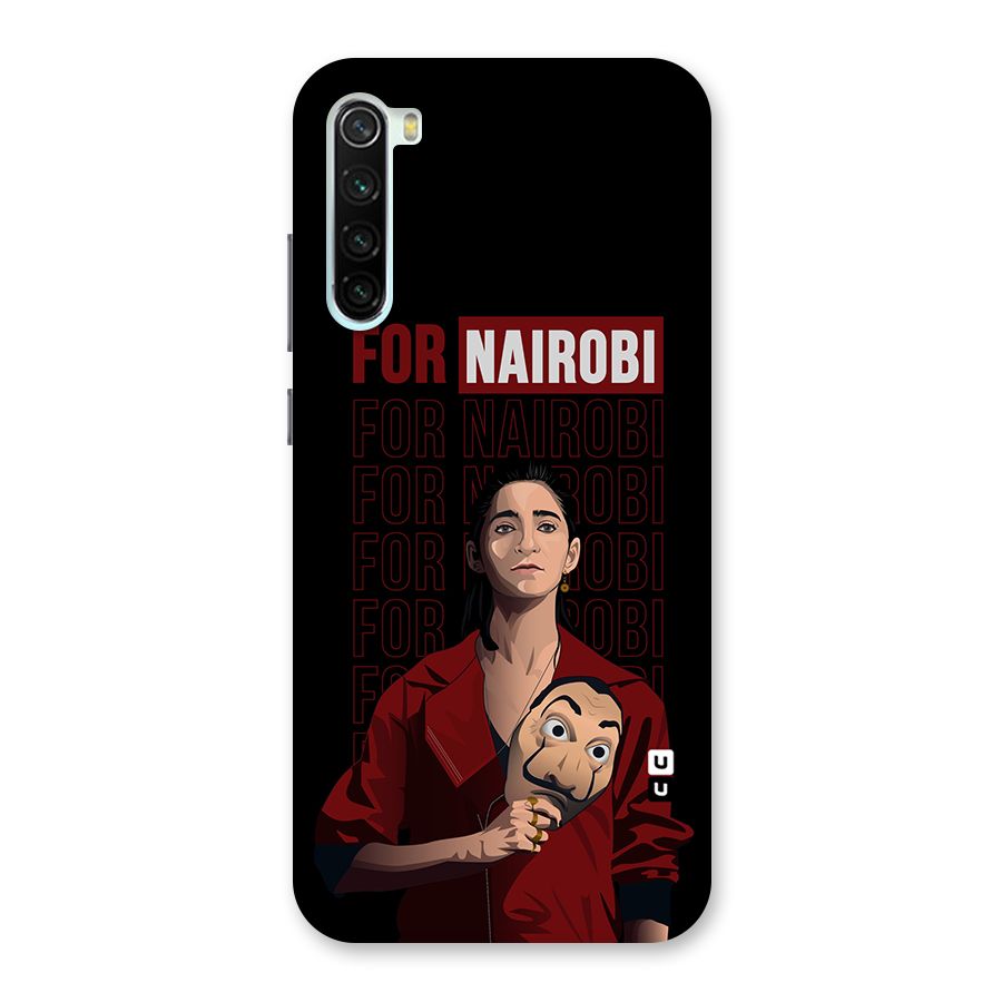 For Nairobi Money Heist Back Case for Redmi Note 8