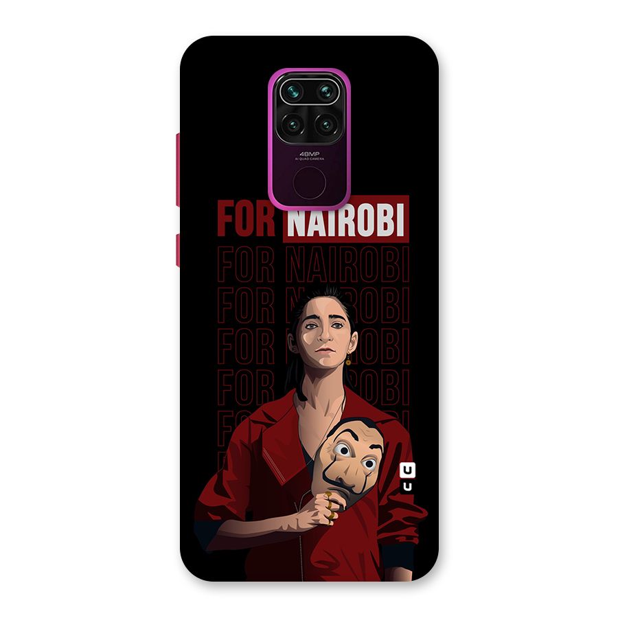 For Nairobi Money Heist Back Case for Redmi Note 9