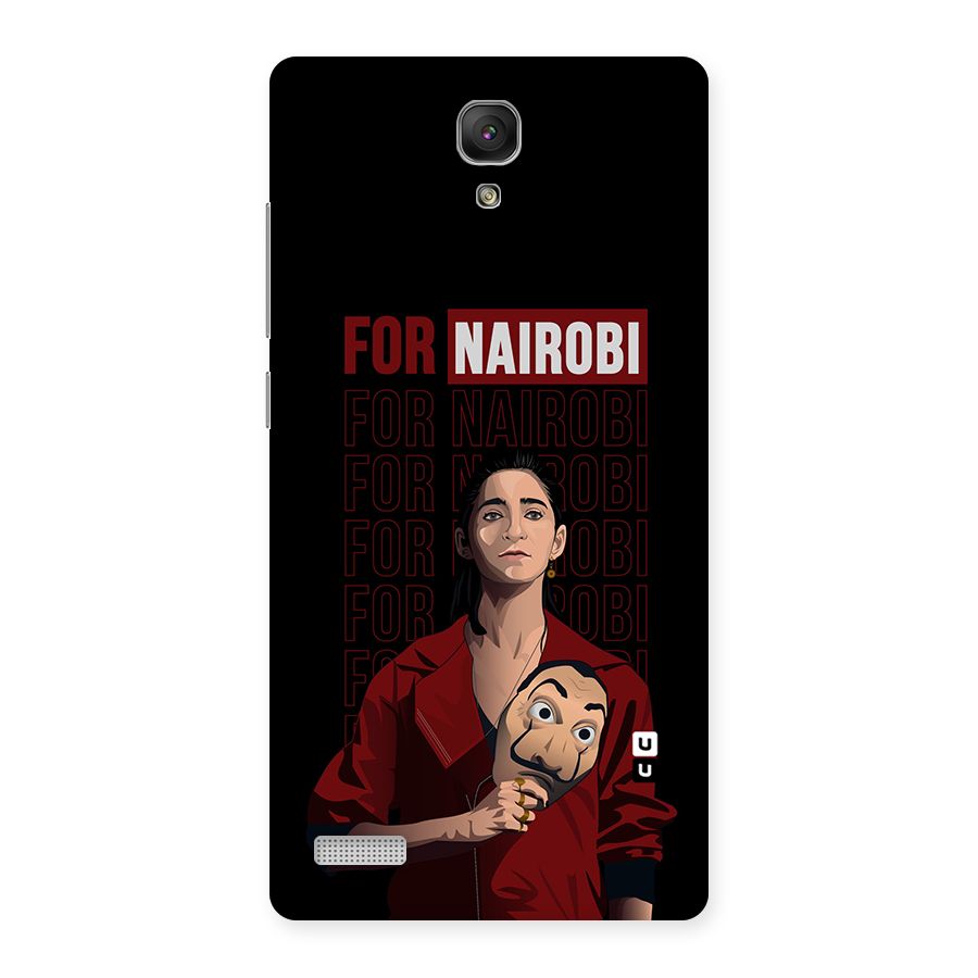 For Nairobi Money Heist Back Case for Redmi Note Prime