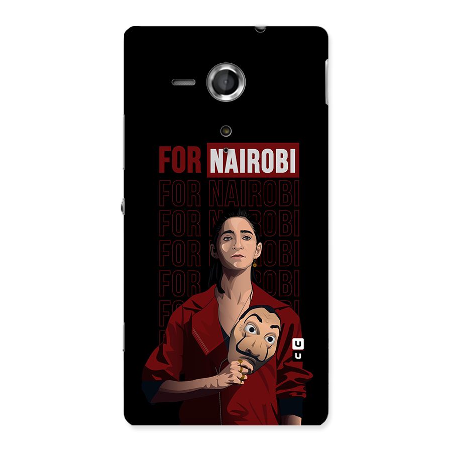 For Nairobi Money Heist Back Case for Sony Xperia SP