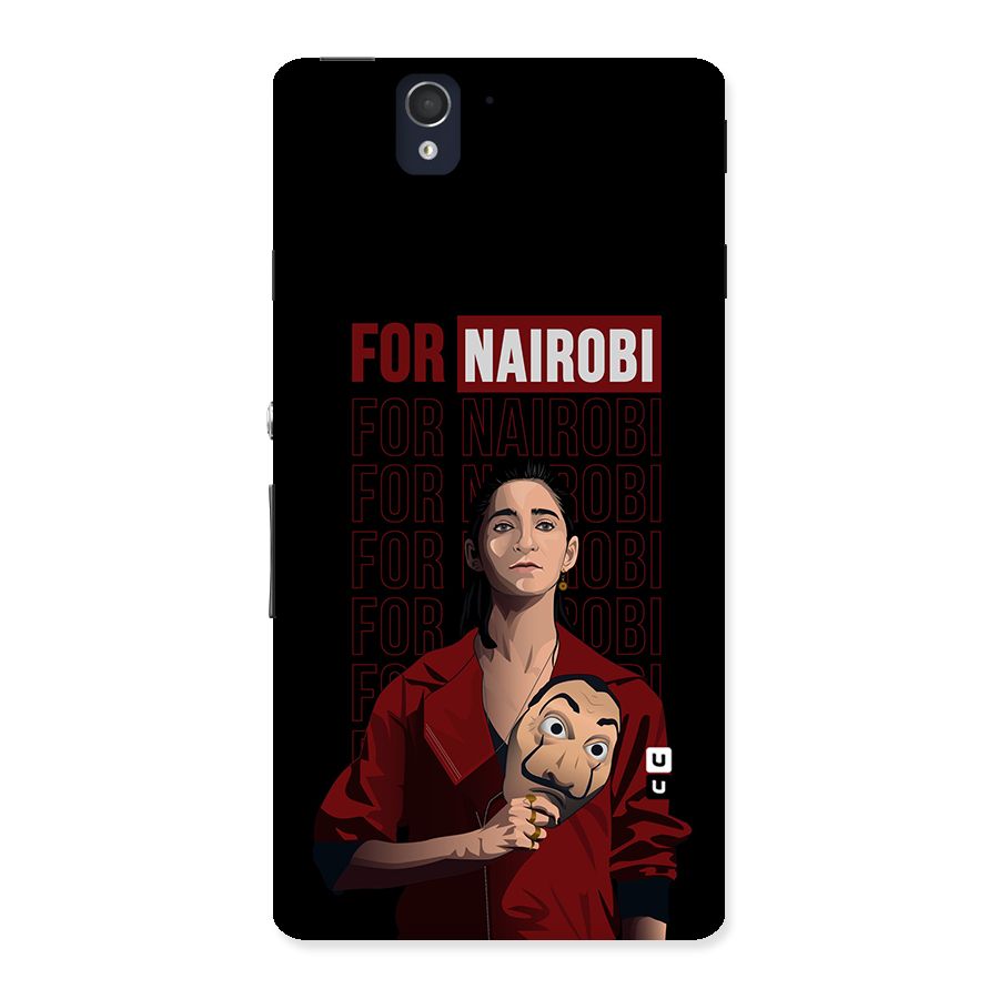 For Nairobi Money Heist Back Case for Sony Xperia Z