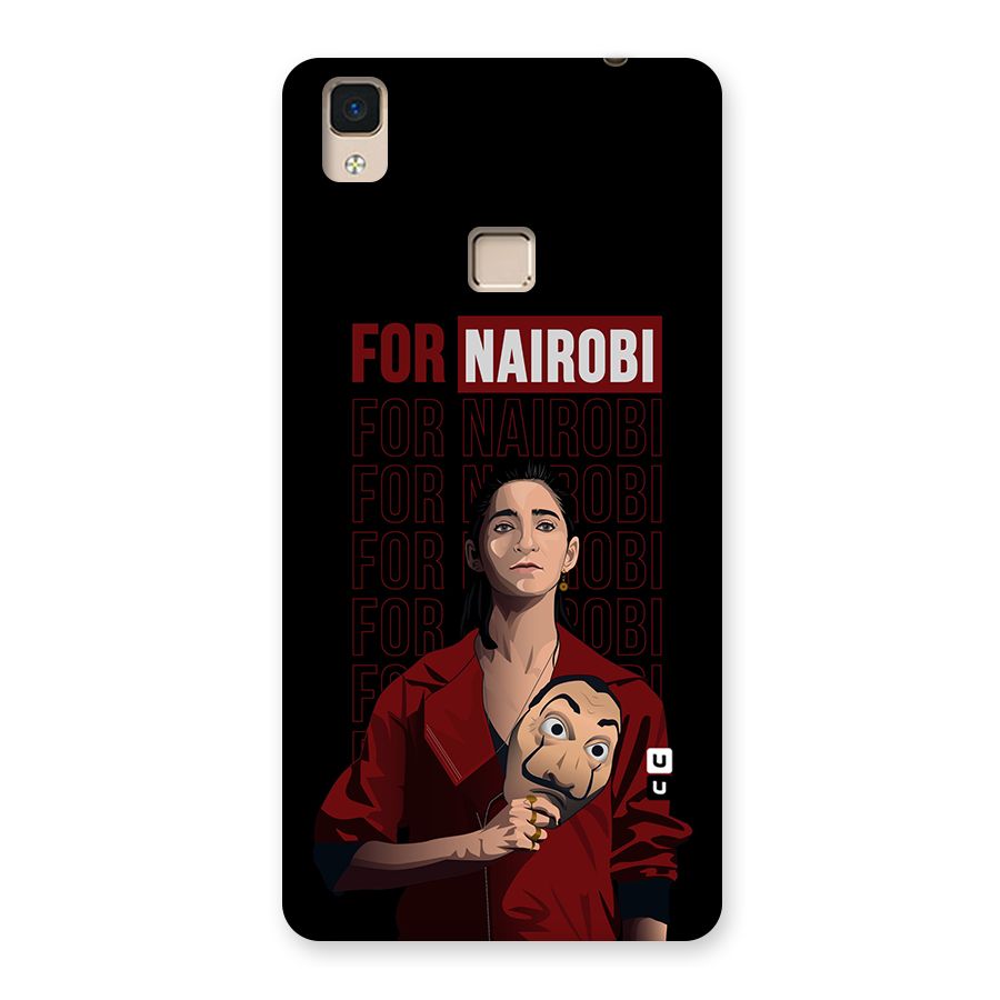 For Nairobi Money Heist Back Case for V3 Max