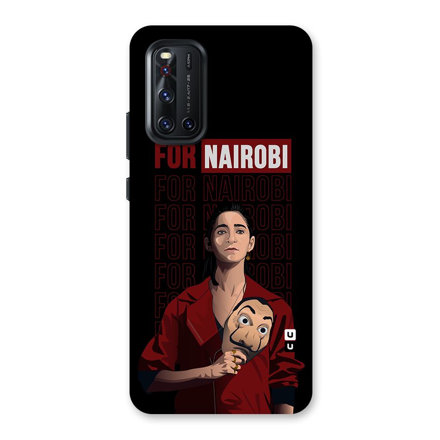 For Nairobi Money Heist Back Case for Vivo V19