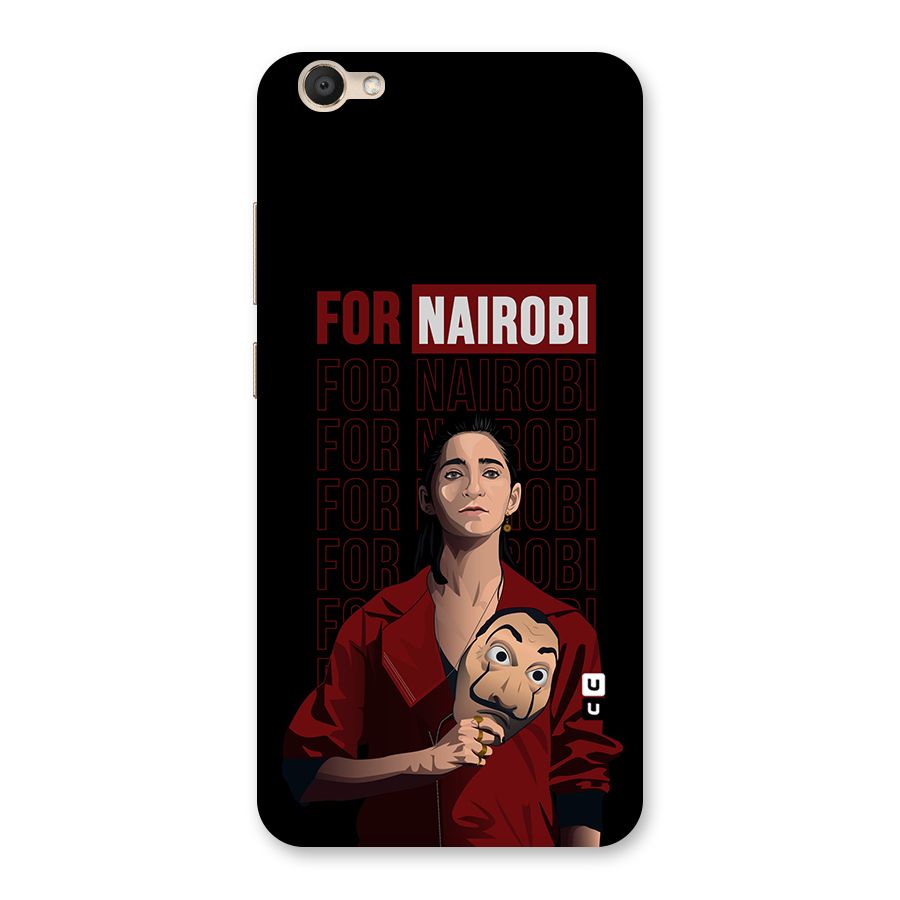 For Nairobi Money Heist Back Case for Vivo V5