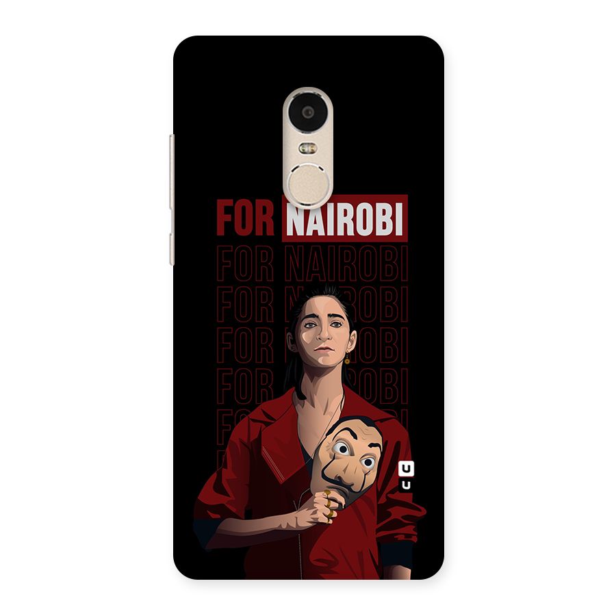 For Nairobi Money Heist Back Case for Xiaomi Redmi Note 4