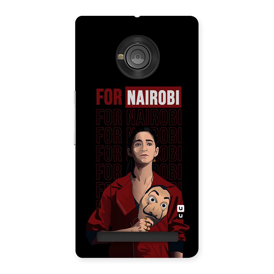 For Nairobi Money Heist Back Case for Yu Yunique