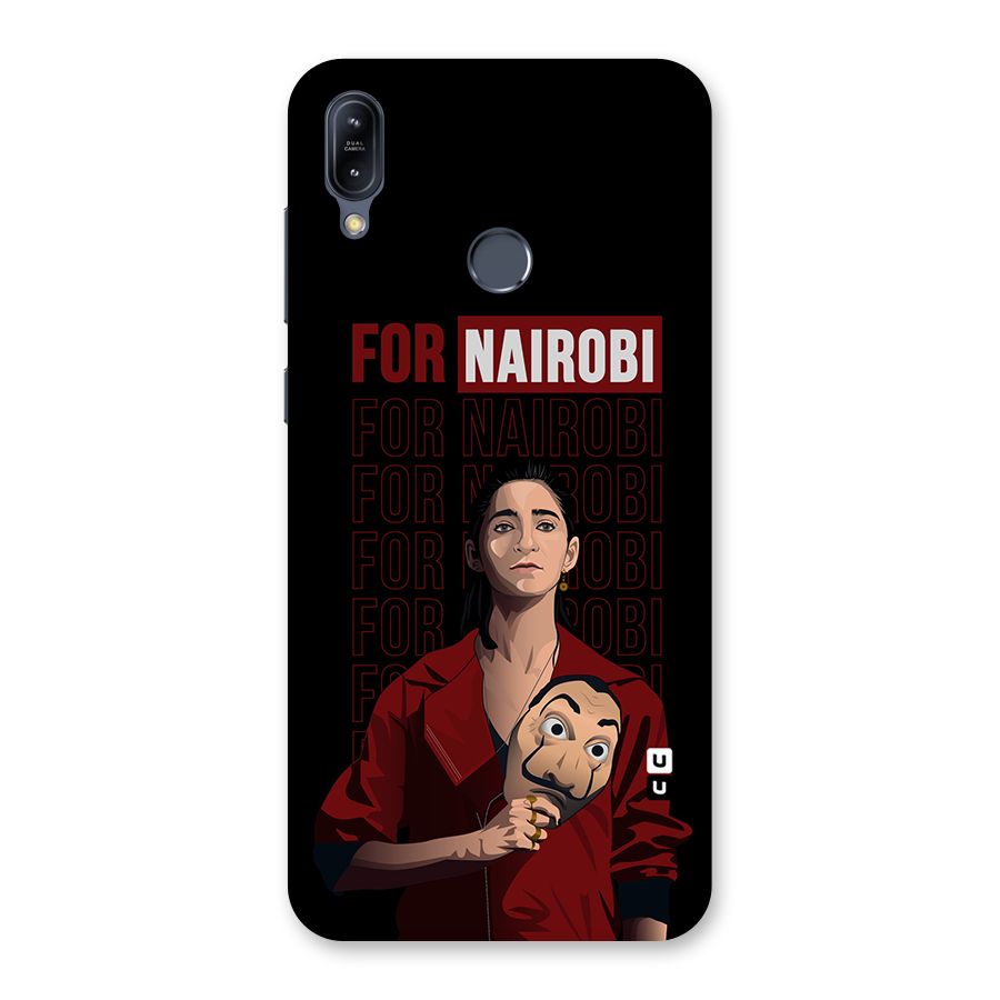For Nairobi Money Heist Back Case for Zenfone Max M2