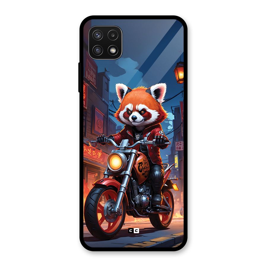 Fox Rider Glass Back Case for Galaxy A22 5G