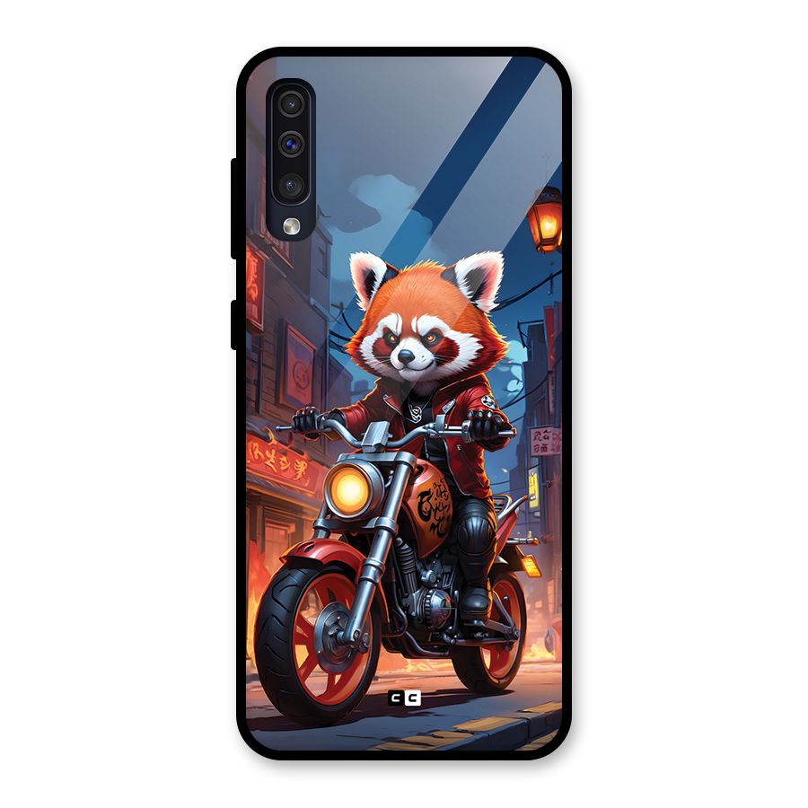 Fox Rider Glass Back Case for Galaxy A50
