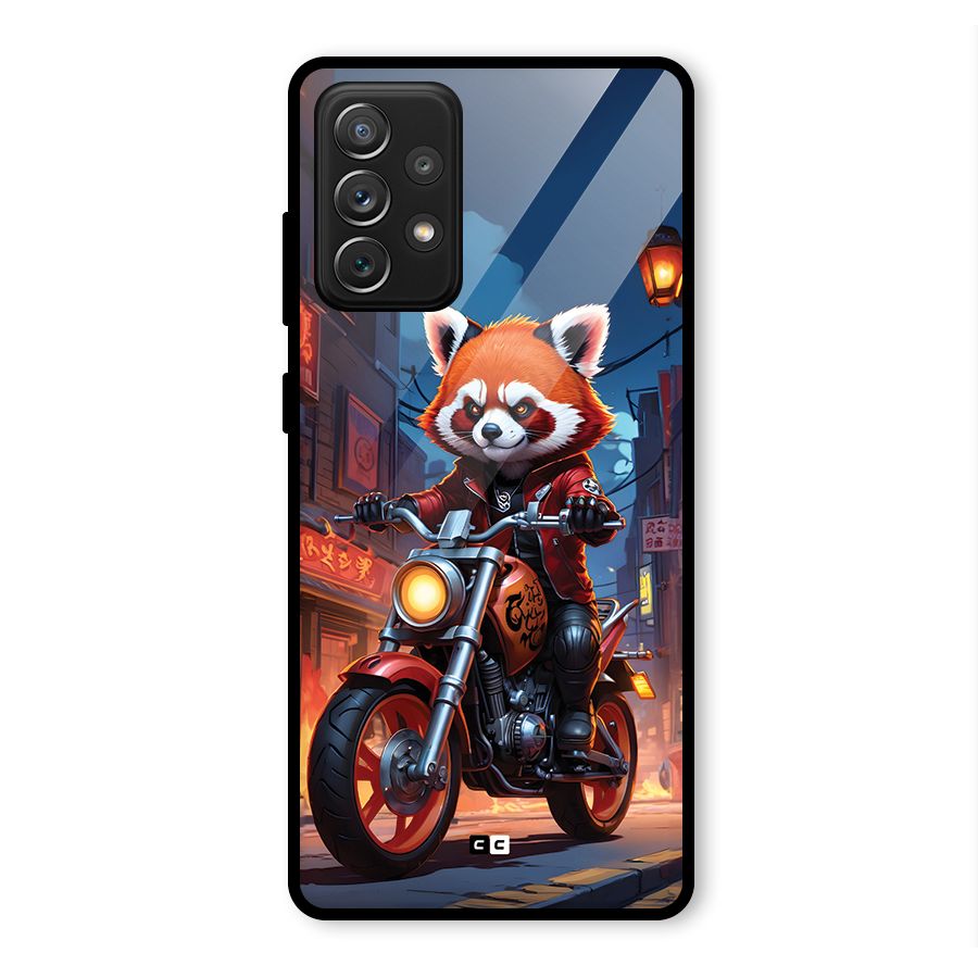 Fox Rider Glass Back Case for Galaxy A72