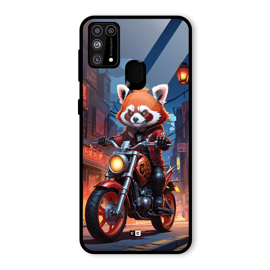 Fox Rider Glass Back Case for Galaxy M31