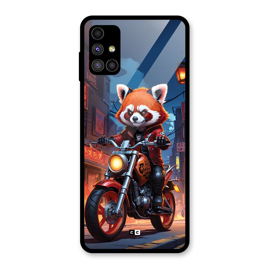 Fox Rider Glass Back Case for Galaxy M51