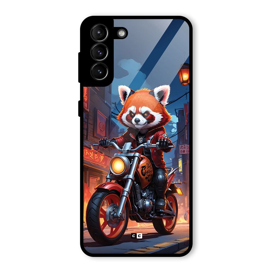 Fox Rider Glass Back Case for Galaxy S21 Plus