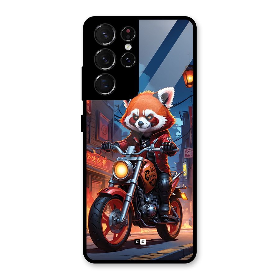Fox Rider Glass Back Case for Galaxy S21 Ultra 5G