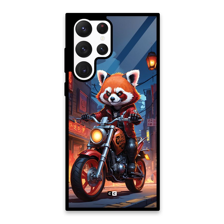 Fox Rider Glass Back Case for Galaxy S22 Ultra 5G