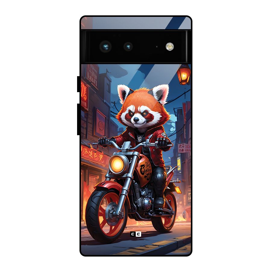 Fox Rider Glass Back Case for Google Pixel 6