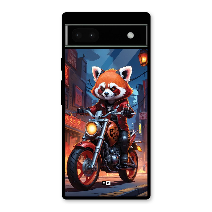 Fox Rider Glass Back Case for Google Pixel 6a