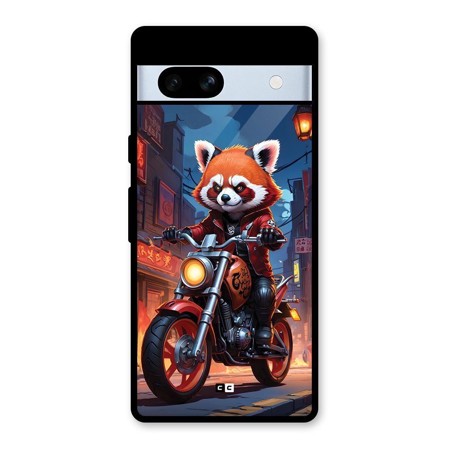 Fox Rider Glass Back Case for Google Pixel 7a