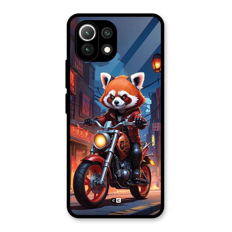 Fox Rider Glass Back Case for Mi 11 Lite NE 5G