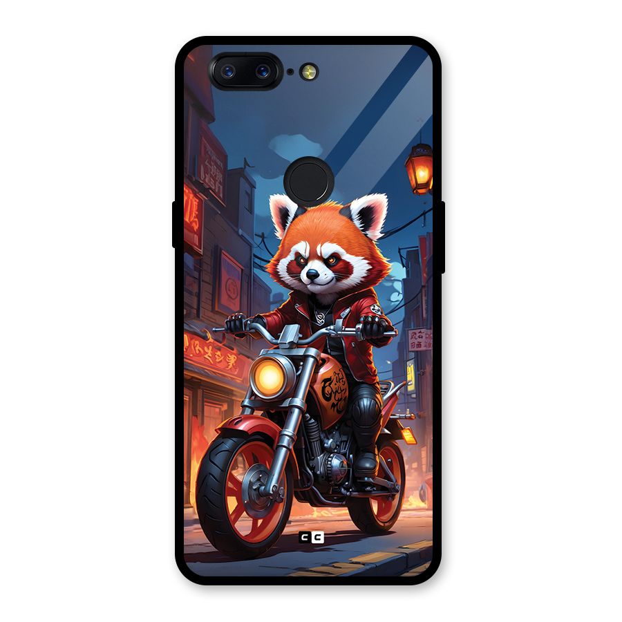 Fox Rider Glass Back Case for OnePlus 5T