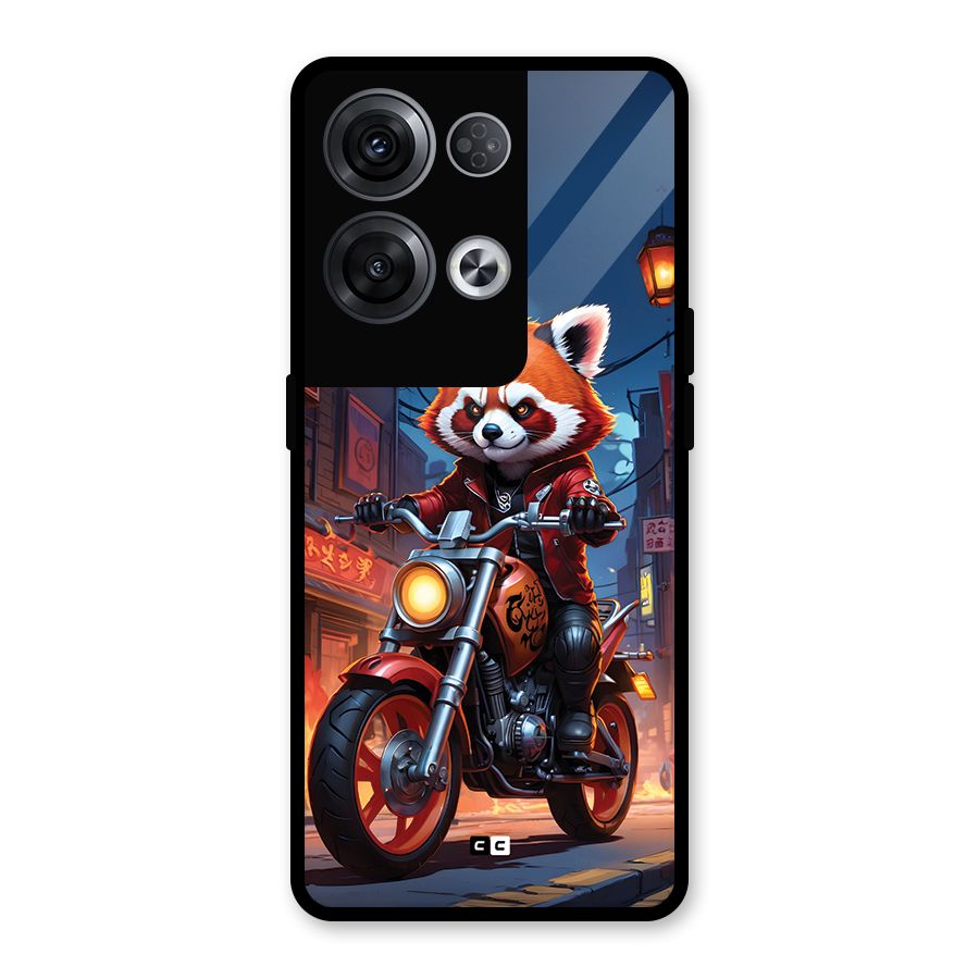 Fox Rider Glass Back Case for Oppo Reno8 Pro 5G