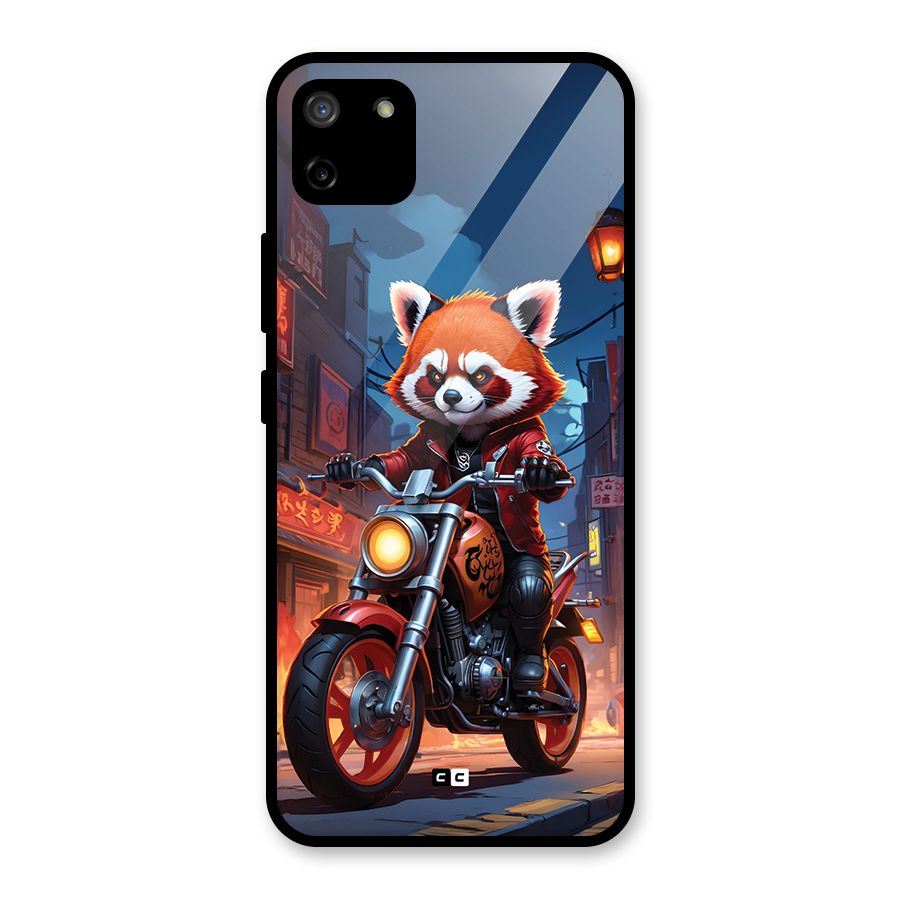 Fox Rider Glass Back Case for Realme C11