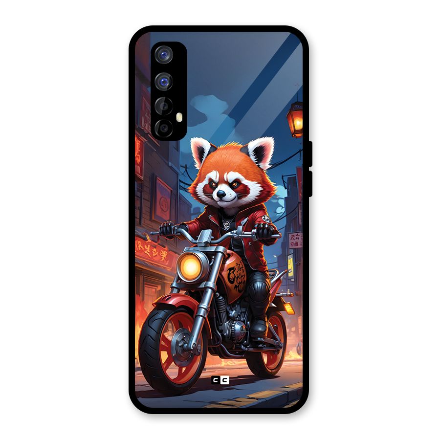 Fox Rider Glass Back Case for Realme Narzo 20 Pro