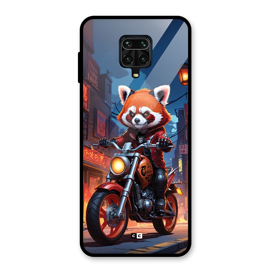 Fox Rider Glass Back Case for Redmi Note 9 Pro