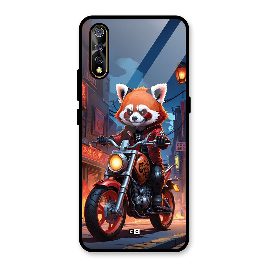 Fox Rider Glass Back Case for Vivo S1